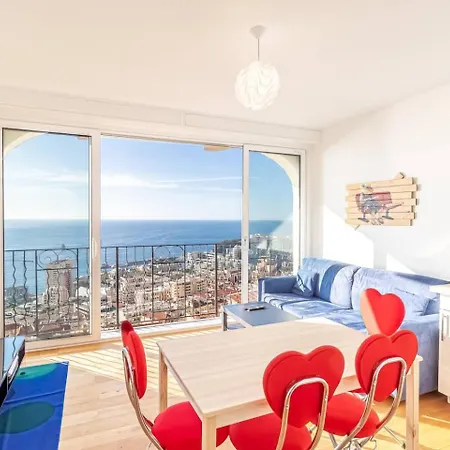 Feriehus Stunning Sea View 1 Bedroom Near Monaco